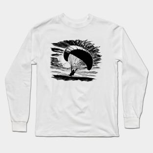 Above the Clouds - Paragliding Long Sleeve T-Shirt